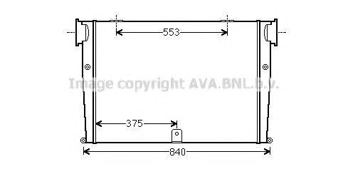 Интеркулер AVA QUALITY COOLING MN4059