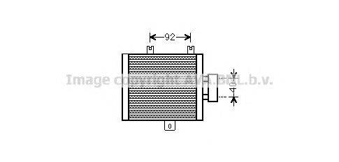 Радиатор, охлаждение двигателя AVA QUALITY COOLING MS2536