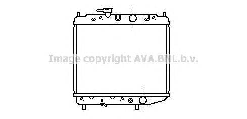 Радиатор, охлаждение двигателя AVA QUALITY COOLING MT2042