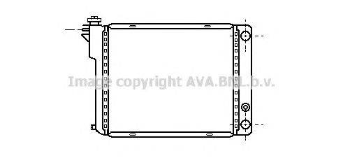 Радиатор, охлаждение двигателя AVA QUALITY COOLING PE2041