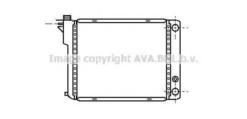 Радиатор, охлаждение двигателя AVA QUALITY COOLING PE2056