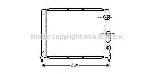 Радиатор, охлаждение двигателя AVA QUALITY COOLING RT2083