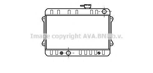 Радиатор, охлаждение двигателя AVA QUALITY COOLING SM2002