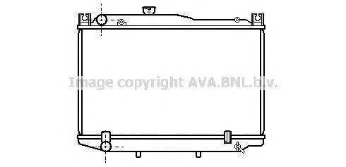 Радиатор, охлаждение двигателя AVA QUALITY COOLING TO2095