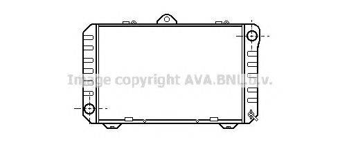 Радиатор, охлаждение двигателя AVA QUALITY COOLING TO2167