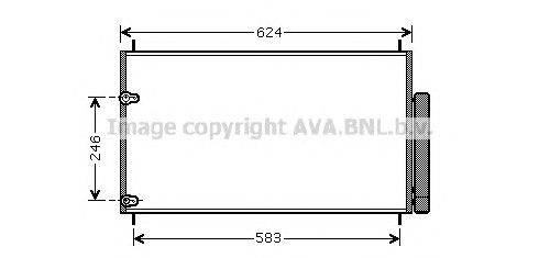 Конденсатор, кондиционер AVA QUALITY COOLING TO5405