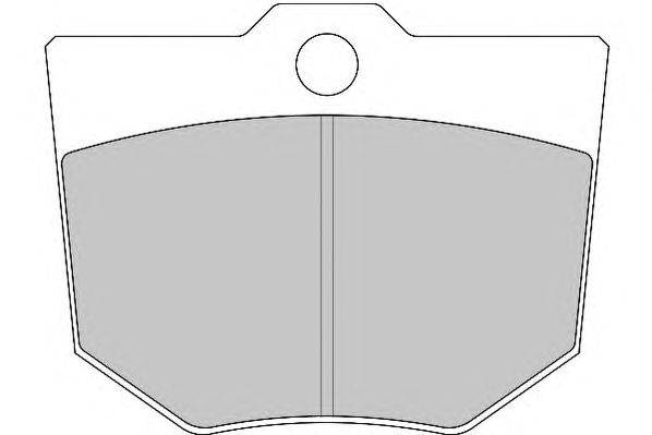 Комплект тормозных колодок, дисковый тормоз BERAL 29626