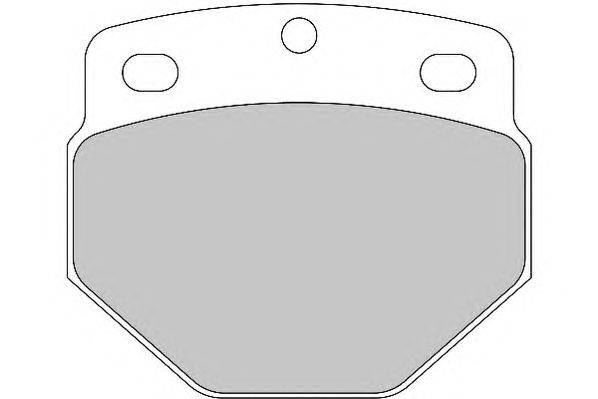 Комплект тормозных колодок, дисковый тормоз BERAL 29747