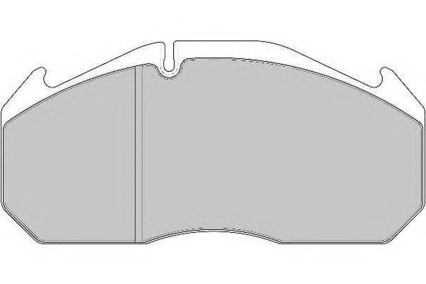 Комплект тормозных колодок, дисковый тормоз ABEX G6898
