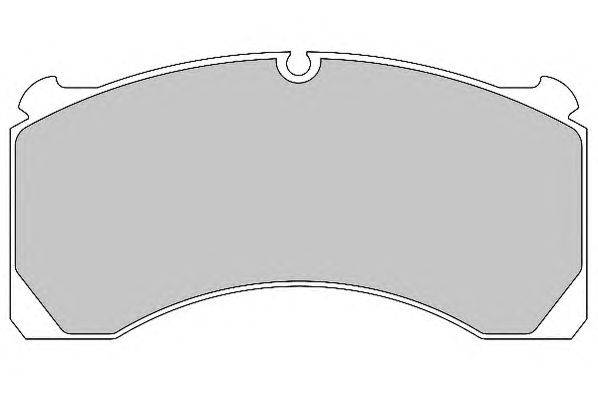Комплект тормозных колодок, дисковый тормоз ABEX 29124