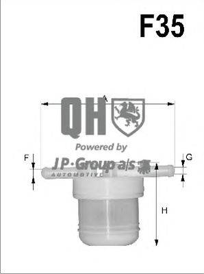 Топливный фильтр JP GROUP WF8141