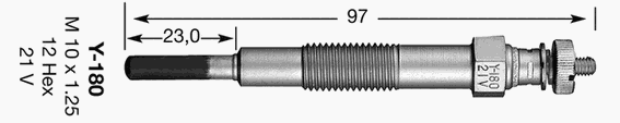 Свеча накаливания NGK 5926