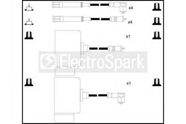 Комплект проводов зажигания STANDARD OEK480