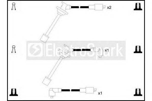 Комплект проводов зажигания STANDARD OEK538