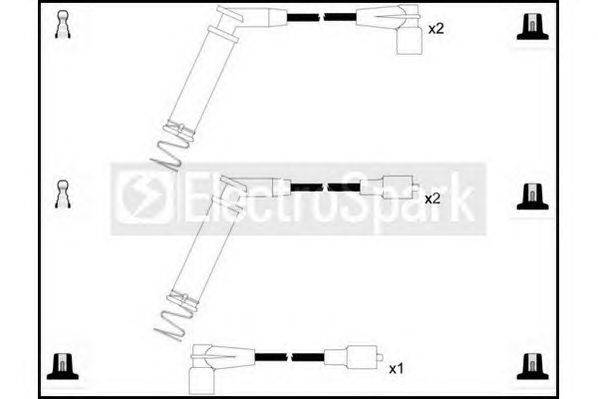 Комплект проводов зажигания STANDARD OEK1023