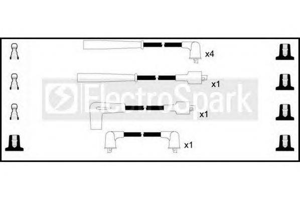 Комплект проводов зажигания STANDARD OEK321