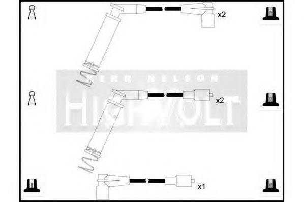 Комплект проводов зажигания STANDARD OEF1025