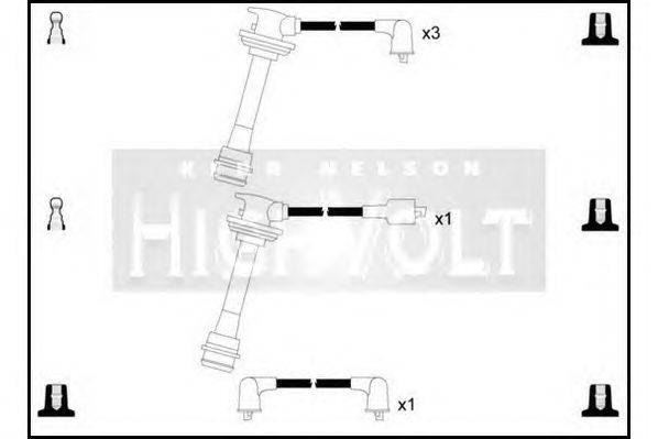 Комплект проводов зажигания STANDARD OEF584