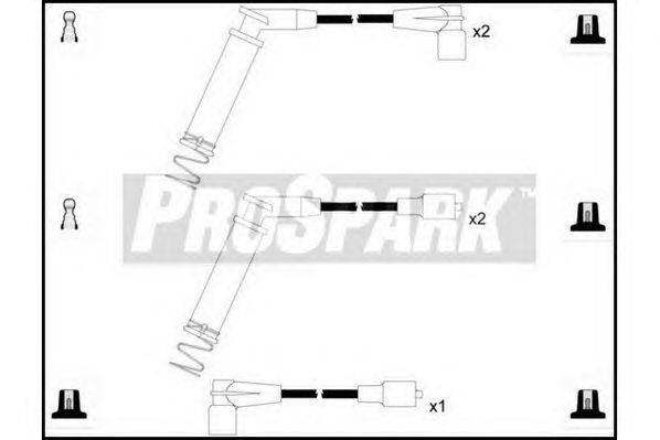 Комплект проводов зажигания STANDARD OES1299