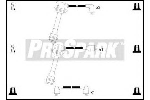 Комплект проводов зажигания STANDARD OES697