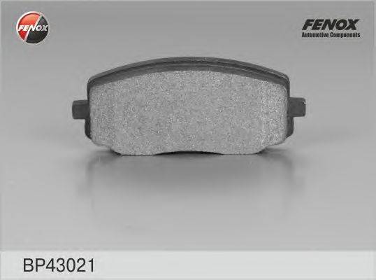 Комплект тормозных колодок, дисковый тормоз FENOX 24410