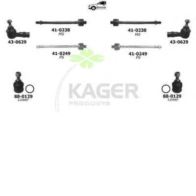 Подвеска колеса KAGER 800368