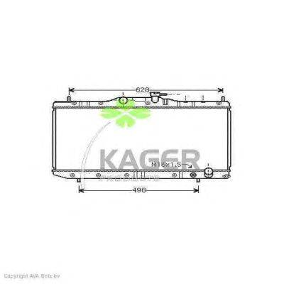 Радиатор, охлаждение двигателя KAGER 31-1130