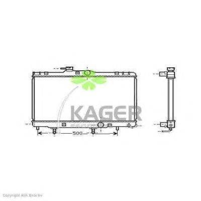 Радиатор, охлаждение двигателя KAGER 31-2053