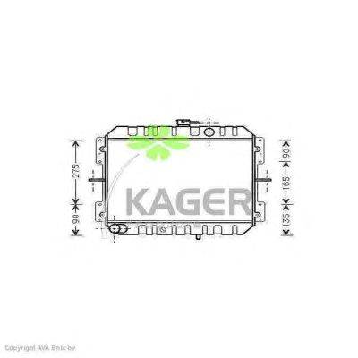 Радиатор, охлаждение двигателя KAGER 31-2200