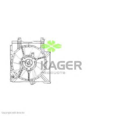 Вентилятор, охлаждение двигателя KAGER 322073