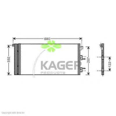 Конденсатор, кондиционер KAGER 94-5158