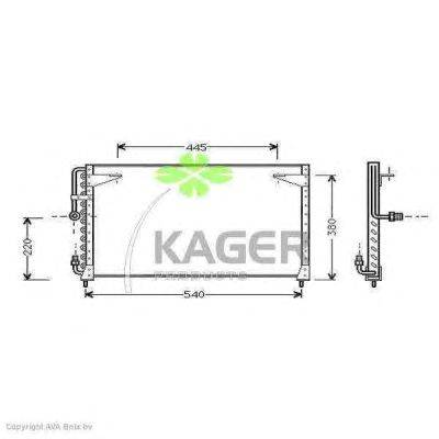 Конденсатор, кондиционер KAGER 945797