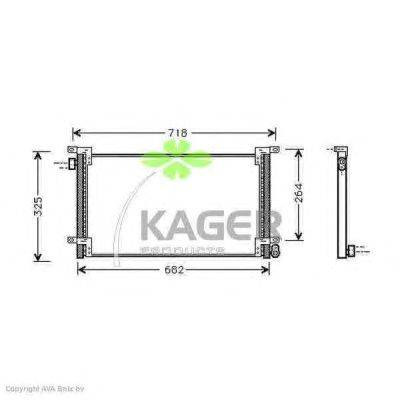 Конденсатор, кондиционер KAGER 94-5948