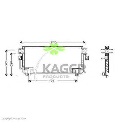 Конденсатор, кондиционер KAGER 94-6083