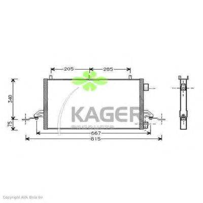 Конденсатор, кондиционер KAGER 94-6264