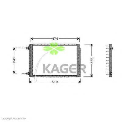 Конденсатор, кондиционер KAGER 94-6312