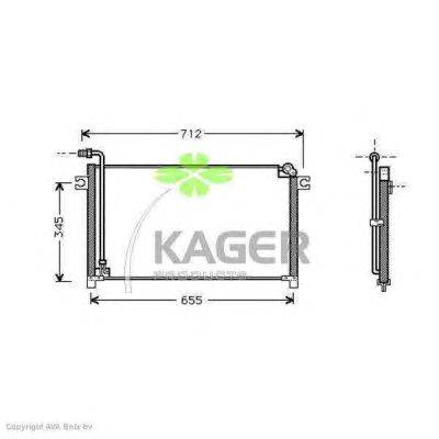 Конденсатор, кондиционер KAGER 94-6319