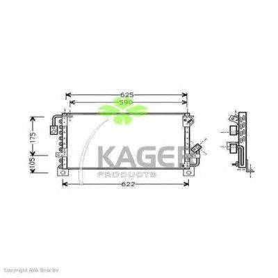 Конденсатор, кондиционер KAGER 94-6332