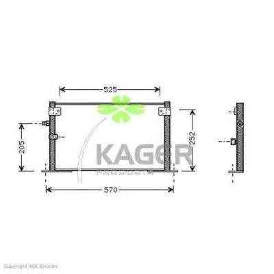 Конденсатор, кондиционер KAGER 94-6336