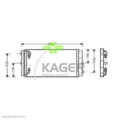 Конденсатор, кондиционер KAGER 94-6374