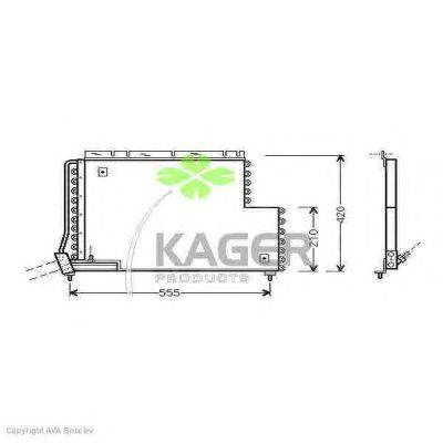 Конденсатор, кондиционер KAGER 94-6384