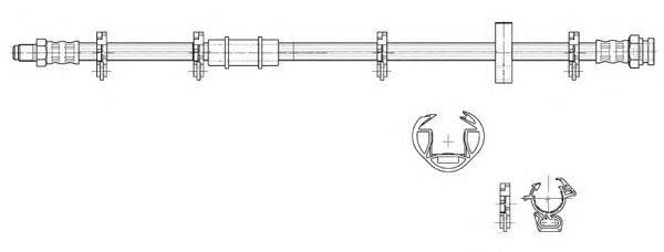 Тормозной шланг KAWE 516973