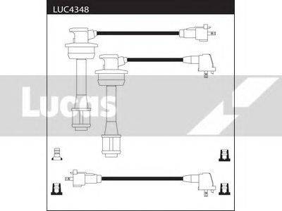 Комплект проводов зажигания LUCAS ELECTRICAL LUC4348