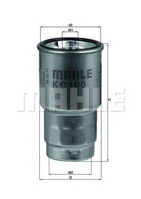 Топливный фильтр MAHLE ORIGINAL KC 100D