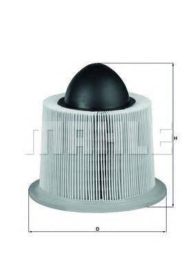 Воздушный фильтр MAHLE ORIGINAL LX 1933
