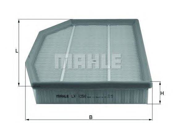 Воздушный фильтр MAHLE ORIGINAL LX 1250