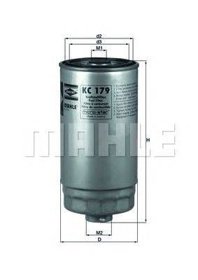 Топливный фильтр MAHLE ORIGINAL KC179