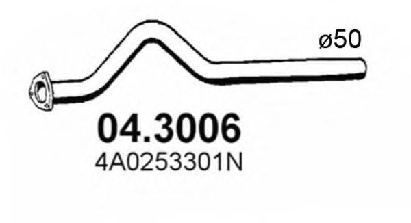 Труба выхлопного газа ASSO 043006