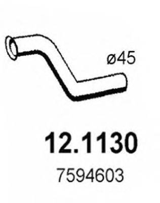 Труба выхлопного газа ASSO 121130
