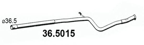 Труба выхлопного газа ASSO 36.5015
